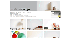 Desktop Screenshot of moderndesign.dk