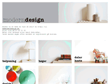 Tablet Screenshot of moderndesign.dk